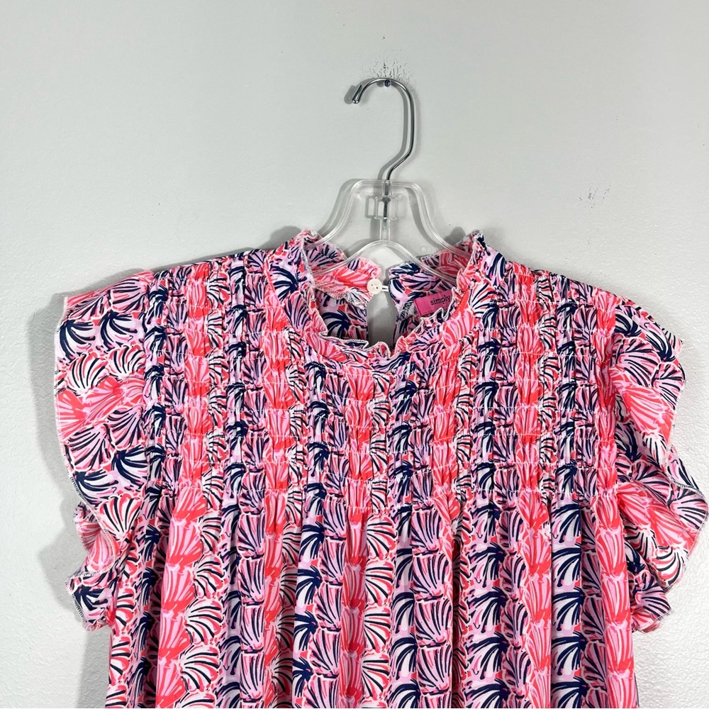 Simply Southern Shell Seashell Pattern High Neck … - image 5